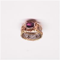 Ringe Soprana Dame in Gold Rubino 1.29 Ct OG PT BUCCELLATI RUBINO - OG PT BUCCELLATI RUBINO